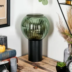 Koyoto Boule lumineuse, Lampe de bureau, Lampe à poser 20 cm Vert, 1 lumière