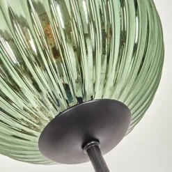 Koyoto Boule lumineuse, Lampadaire Bleu, Vert, Cuivré, 3 lumières