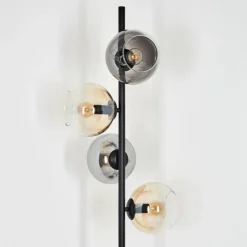 Koyoto Lampadaire 31 cm Ambre, Clair, Fumé, 4 lumières