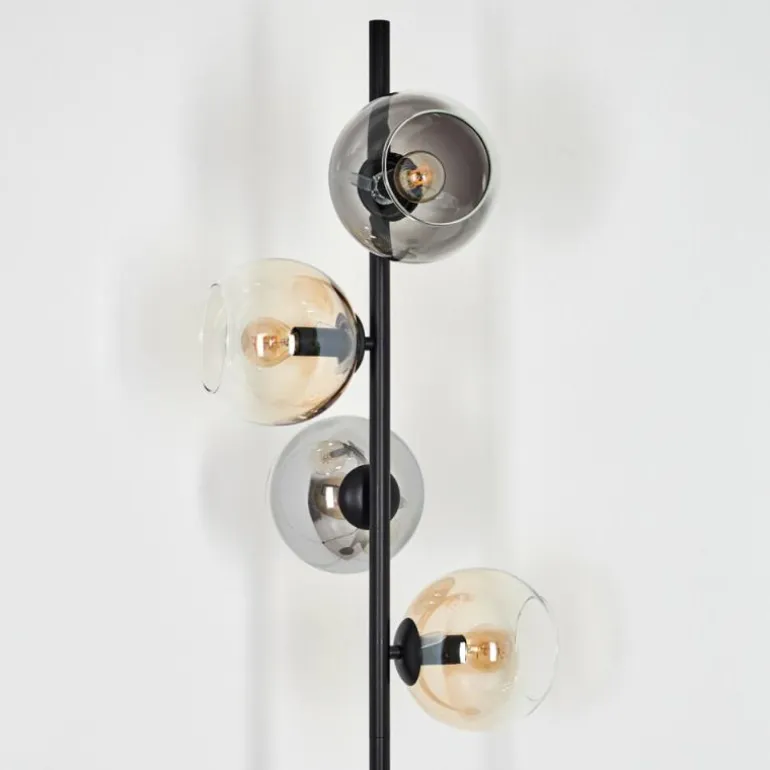 Koyoto Lampadaire 31 cm Ambre, Clair, Fumé, 4 lumières