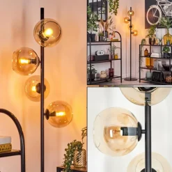 Koyoto Lampadaire 31 cm Ambre, 4 lumières