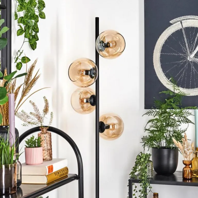 Koyoto Lampadaire 31 cm Ambre, 4 lumières