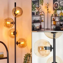Koyoto Lampadaire 31 cm Ambre, 4 lumières