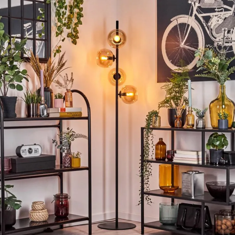 Koyoto Lampadaire 31 cm Ambre, 4 lumières