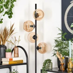 Koyoto Lampadaire 31 cm Ambre, 4 lumières