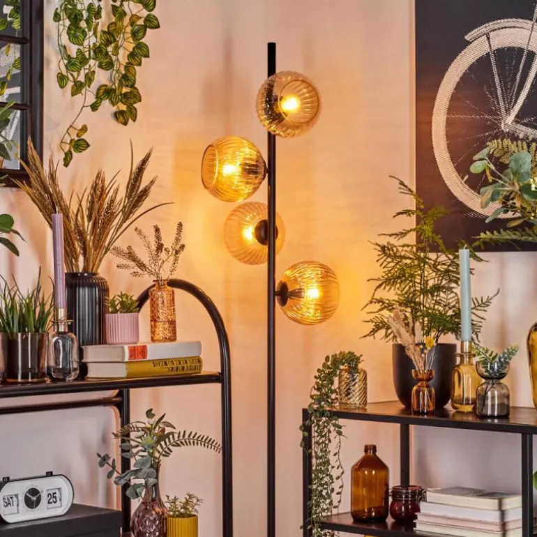 Koyoto Lampadaire 31 cm Ambre, 4 lumières