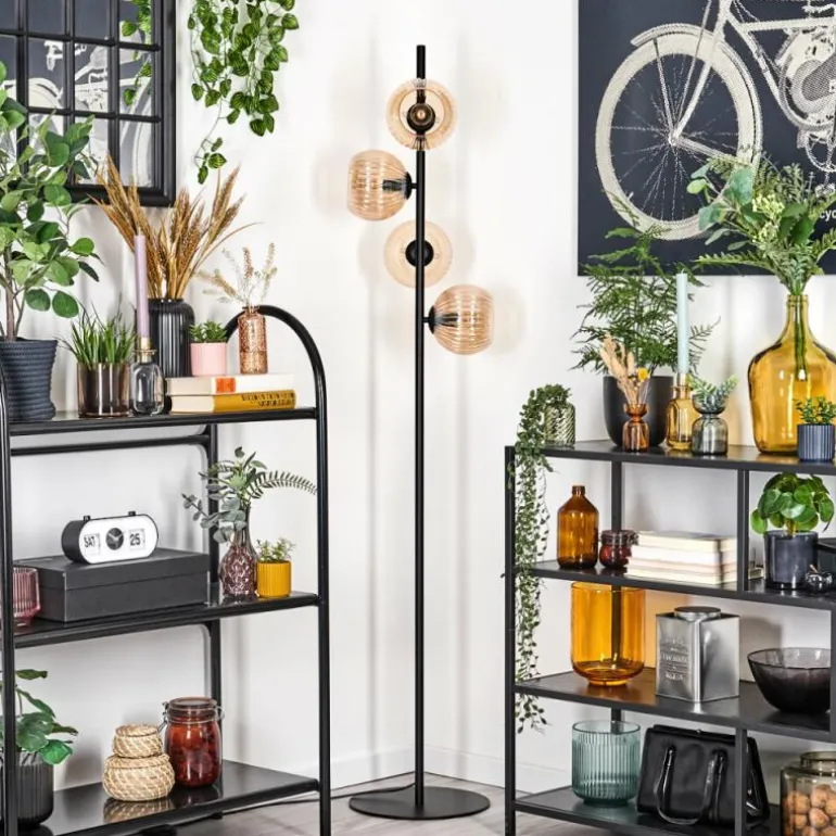 Koyoto Lampadaire 31 cm Ambre, 4 lumières