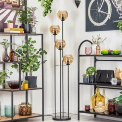 Koyoto Lampadaire 30 cm Ambre, 4 lumières