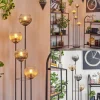 Koyoto Lampadaire 30 cm Ambre, Clair, Fumé, 4 lumières