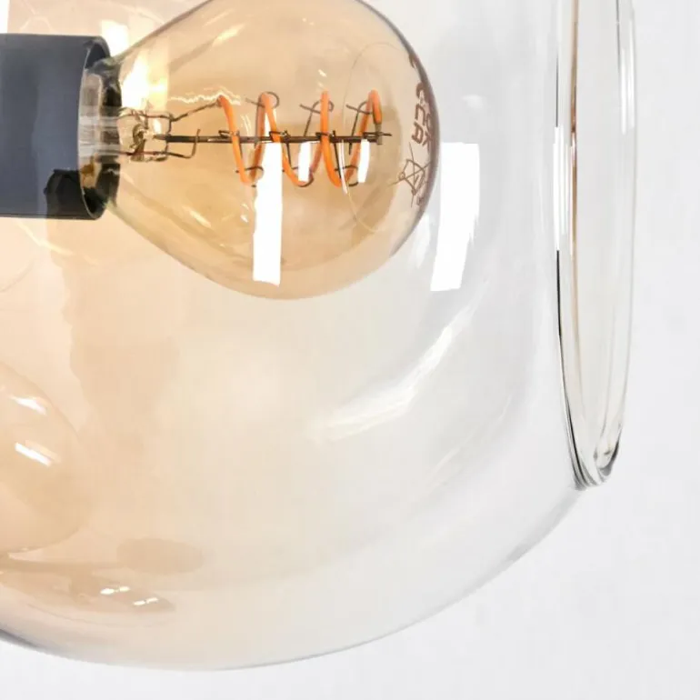 Koyoto Lampadaire 31 cm Ambre, Clair, Fumé, 4 lumières