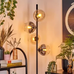 Koyoto Lampadaire 31 cm Ambre, Clair, Fumé, 4 lumières