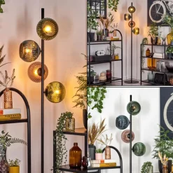 Koyoto Lampadaire 31 cm Bleu, Vert, Cuivré, 4 lumières