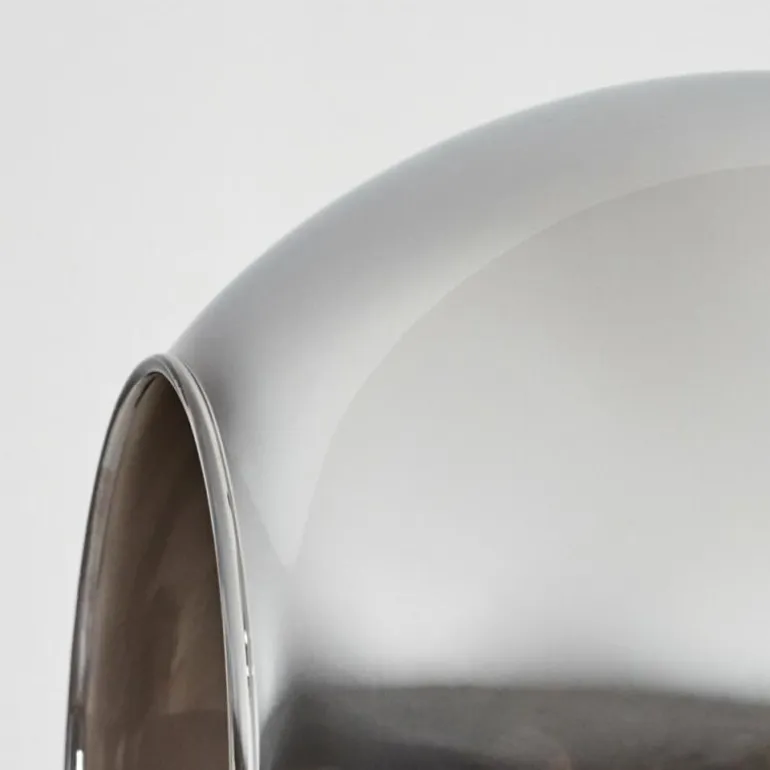 Koyoto Lampadaire 31 cm Chrome, Fumé, 4 lumières