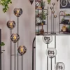 Koyoto Lampadaire 30 cm Chrome, Fumé, 4 lumières