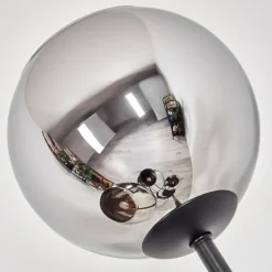 Koyoto Lampadaire 30 cm Chrome, Fumé, 4 lumières