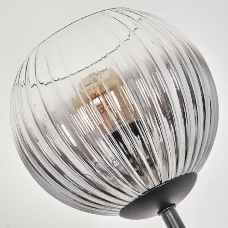 Koyoto Lampadaire 30 cm Clair, Fumé, 4 lumières