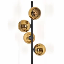 Koyoto Lampadaire 31 cm Or, 4 lumières
