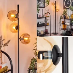 Koyoto Lampadaire Ambre, 3 lumières