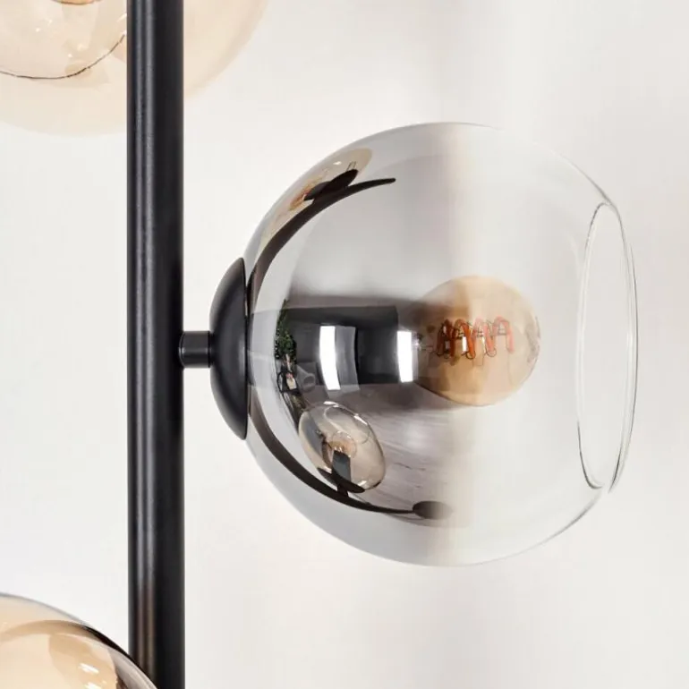 Koyoto Lampadaire Ambre, Clair, Fumé, 3 lumières