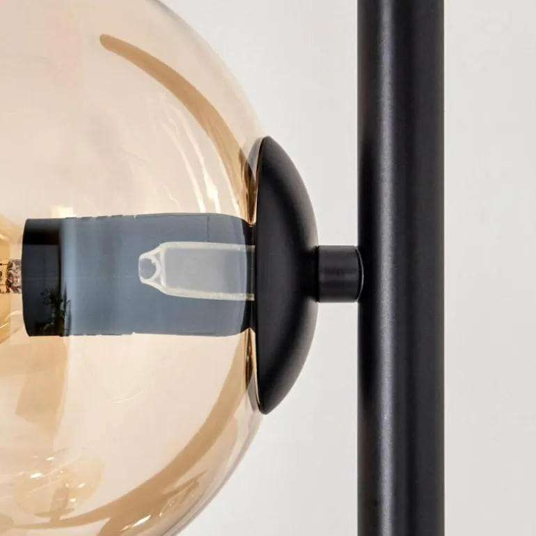 Koyoto Lampadaire Ambre, Clair, Fumé, 3 lumières