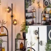 Koyoto Lampadaire Ambre, Clair, Fumé, 3 lumières