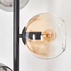 Koyoto Lampadaire Ambre, Clair, Fumé, 3 lumières