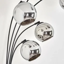 Koyoto Lampadaire Chrome, 5 lumières