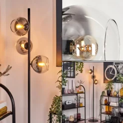 Koyoto Lampadaire Clair, Fumé, 3 lumières