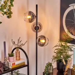 Koyoto Lampadaire Clair, Fumé, 3 lumières