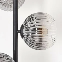 Koyoto Lampadaire Clair, Fumé, 3 lumières