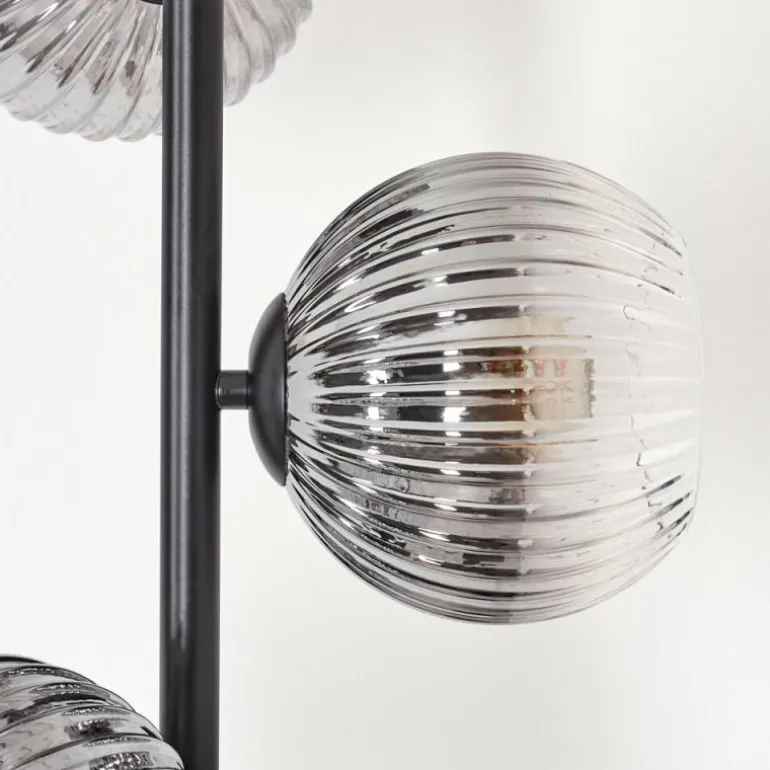 Koyoto Lampadaire Clair, Fumé, 3 lumières