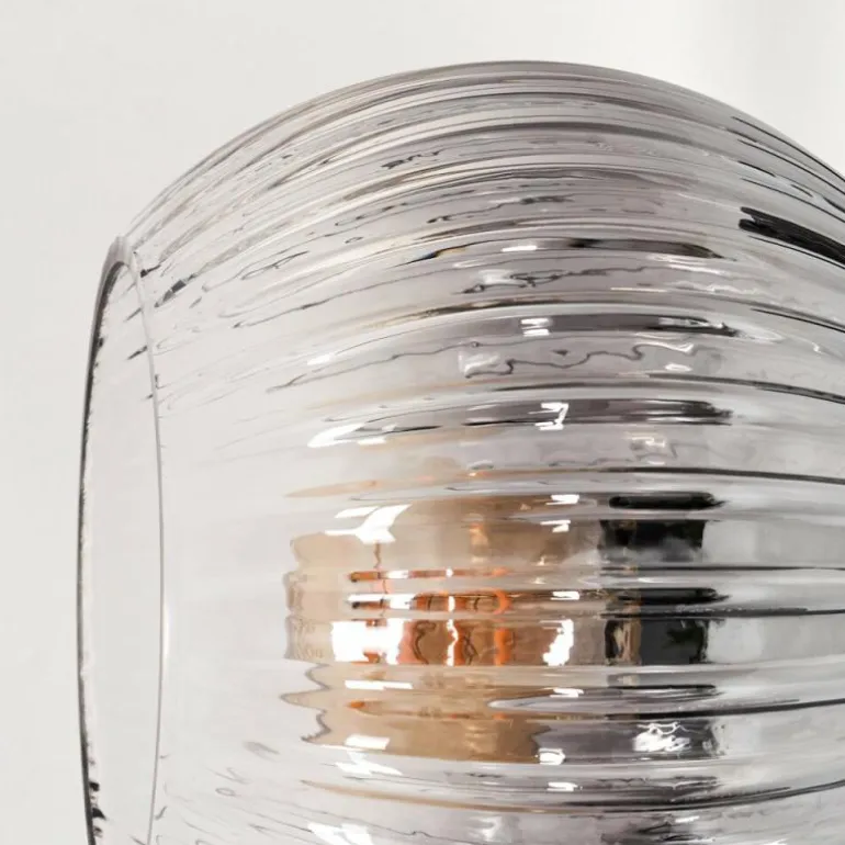 Koyoto Lampadaire Clair, Fumé, 3 lumières