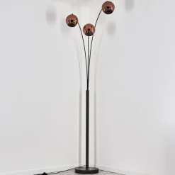 Koyoto Lampadaire Noir, 3 lumières