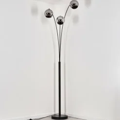 Koyoto Lampadaire Noir, 3 lumières