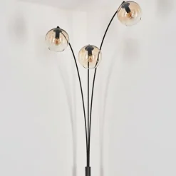 Koyoto Lampadaire Noir, 3 lumières