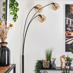 Koyoto Lampadaire Noir, 3 lumières