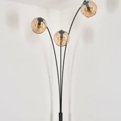 Koyoto Lampadaire Noir, 3 lumières
