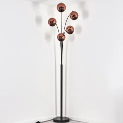 Koyoto Lampadaire Noir, 5 lumières