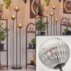 Koyoto Lampadaire Noir, 3 lumières