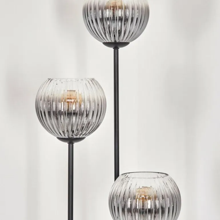 Koyoto Lampadaire Noir, 3 lumières