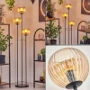 Koyoto Lampadaire Noir, 3 lumières
