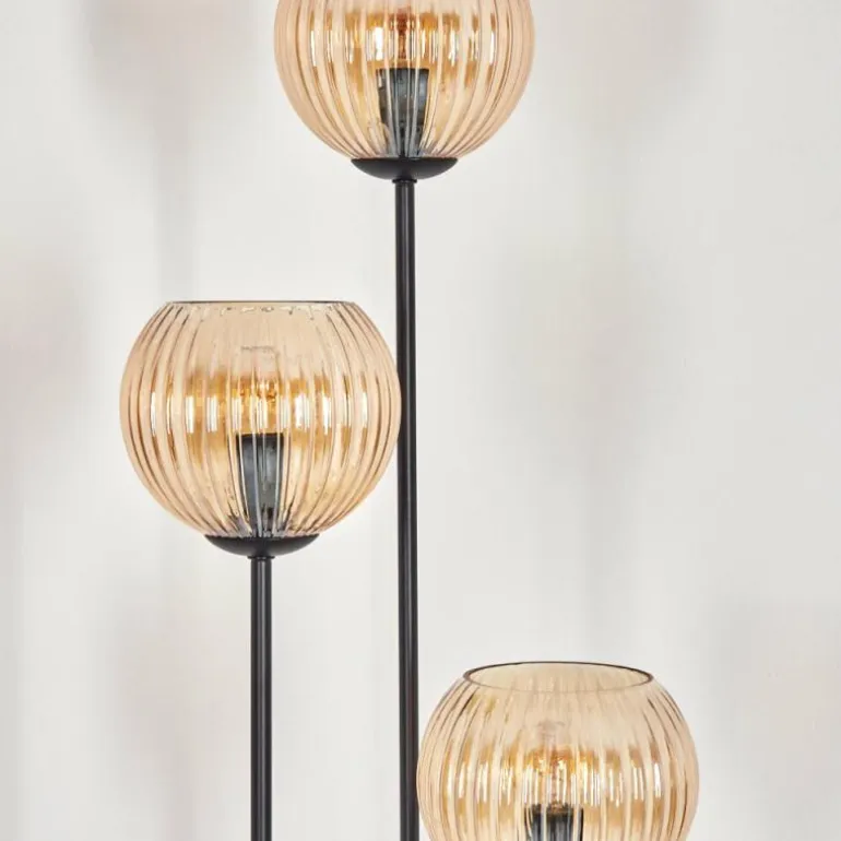 Koyoto Lampadaire Noir, 3 lumières