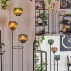 Koyoto Lampadaire Noir, 3 lumières