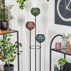 Koyoto Lampadaire Noir, 3 lumières