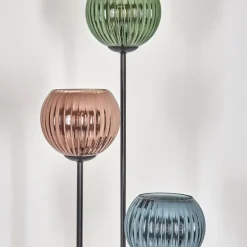 Koyoto Lampadaire Noir, 3 lumières