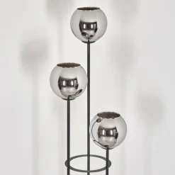 Koyoto Lampadaire Noir, 3 lumières