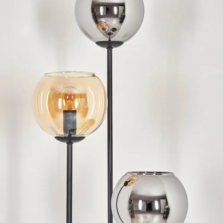 Koyoto Lampadaire Noir, 3 lumières