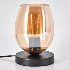 Koyoto Lampe à poser 15 cm Ambre, 1 lumière
