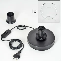 Koyoto Lampe à poser 15 cm Clair, 1 lumière