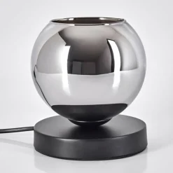 Koyoto Lampe à poser 15 cm Chrome, 1 lumière